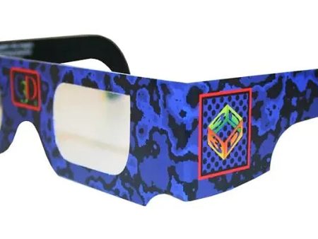 ChromaDepth® Brand Blue Cardboard 3D Glasses - Standard Definition  - NEW Online Hot Sale