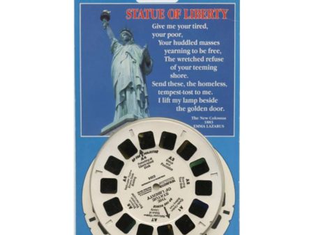 Statue of Liberty - View-Master 3 Reel Set on Card - NEW - 5384 Sale