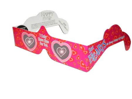 Hearts - I Only Have Eyes for You - 3D Holographic Glasses - NEW Online