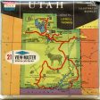 UTAH - View-Master 3 Reel Packet - 1960s  - vintage - (PKT-A345-S6m) Discount