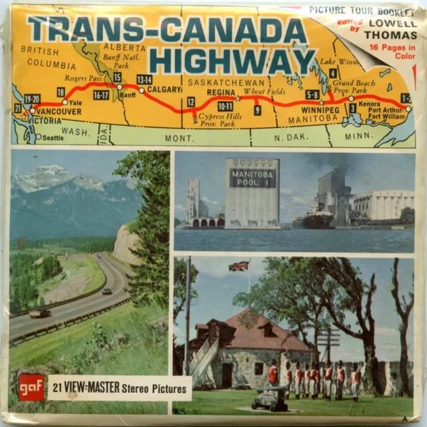 Trans-Canada - Highway -  View-Master Vintage - 3 Reel Packet - 1970s  - A002 For Discount