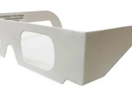 ChromaDepth® White Cardboard Glasses - High Definition - NEW For Sale