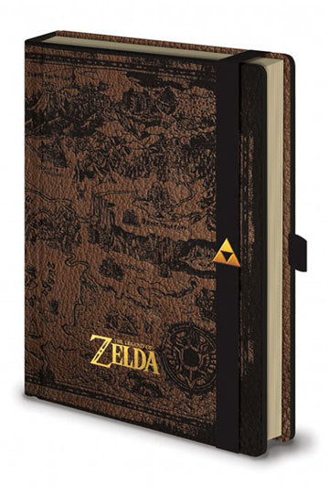 The Legend of Zelda: Hyrule Map Premium A5 Notebook Online now