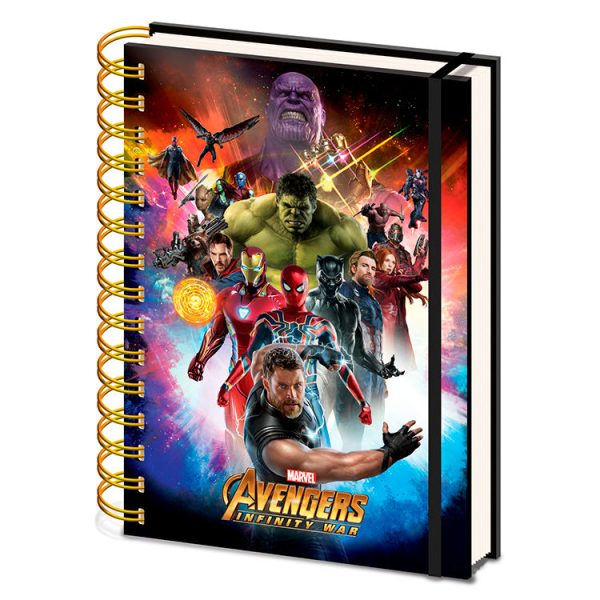 Avengers: Infinity War A5 Notebook Online now