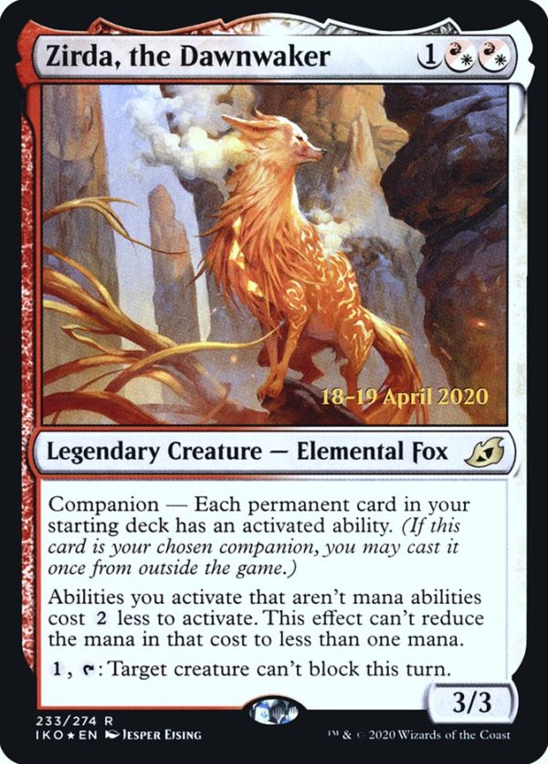 Zirda, the Dawnwaker [Ikoria: Lair of Behemoths Prerelease Promos] Discount