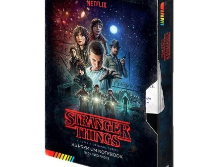 Stranger Things: VHS Premium A5 Notebook For Discount